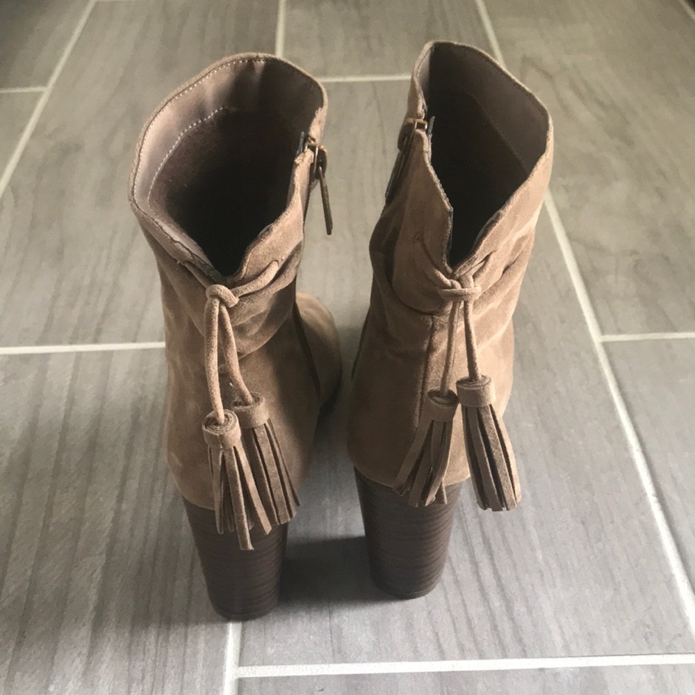 Taupe Open Toed Booties - image 3